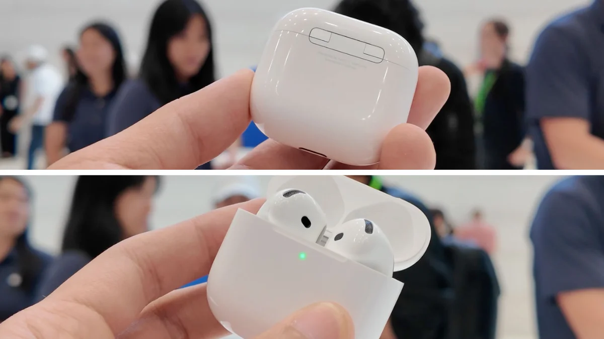 Nút Settup Button trên Airpods 4 không còn nữa