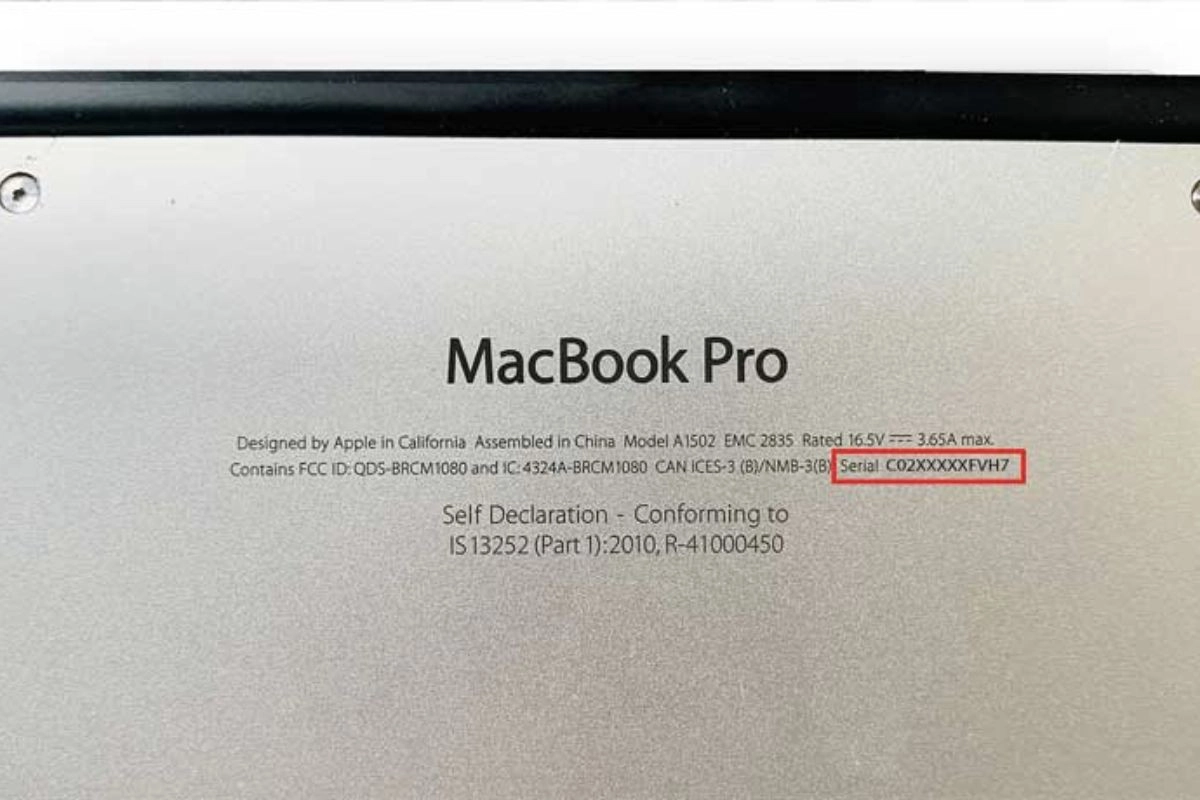 Kiểm tra Macbook có chính hãng không