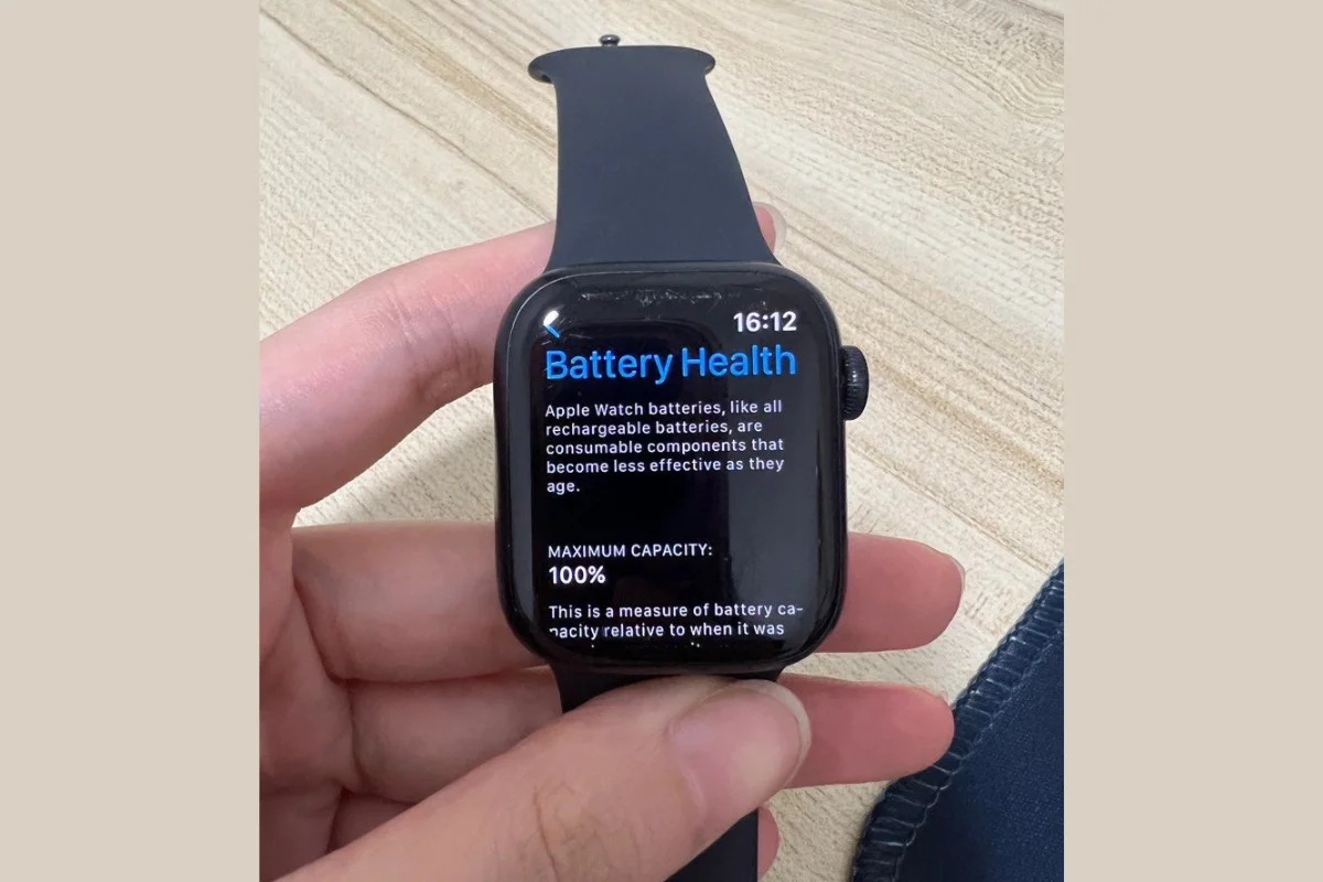 Pin của Apple Watch Series 7 Nhôm GPS Cũ Đẹp 99% - Sử dụng cả ngày 