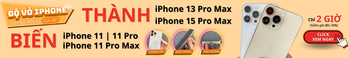 Độ vỏ iPhone 11 | 11 Pro | 11 Pro Max lên iPhone 13 Pro | 14 Pro | 15 Pro Max